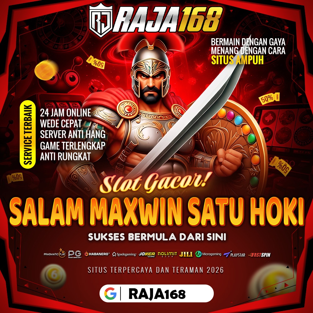 RAJA168 > AGEN RAJA TOTO SLOT GACOR 4D TOGEL JITU TERBAIK RESMI HARI INI 2026 image 1
