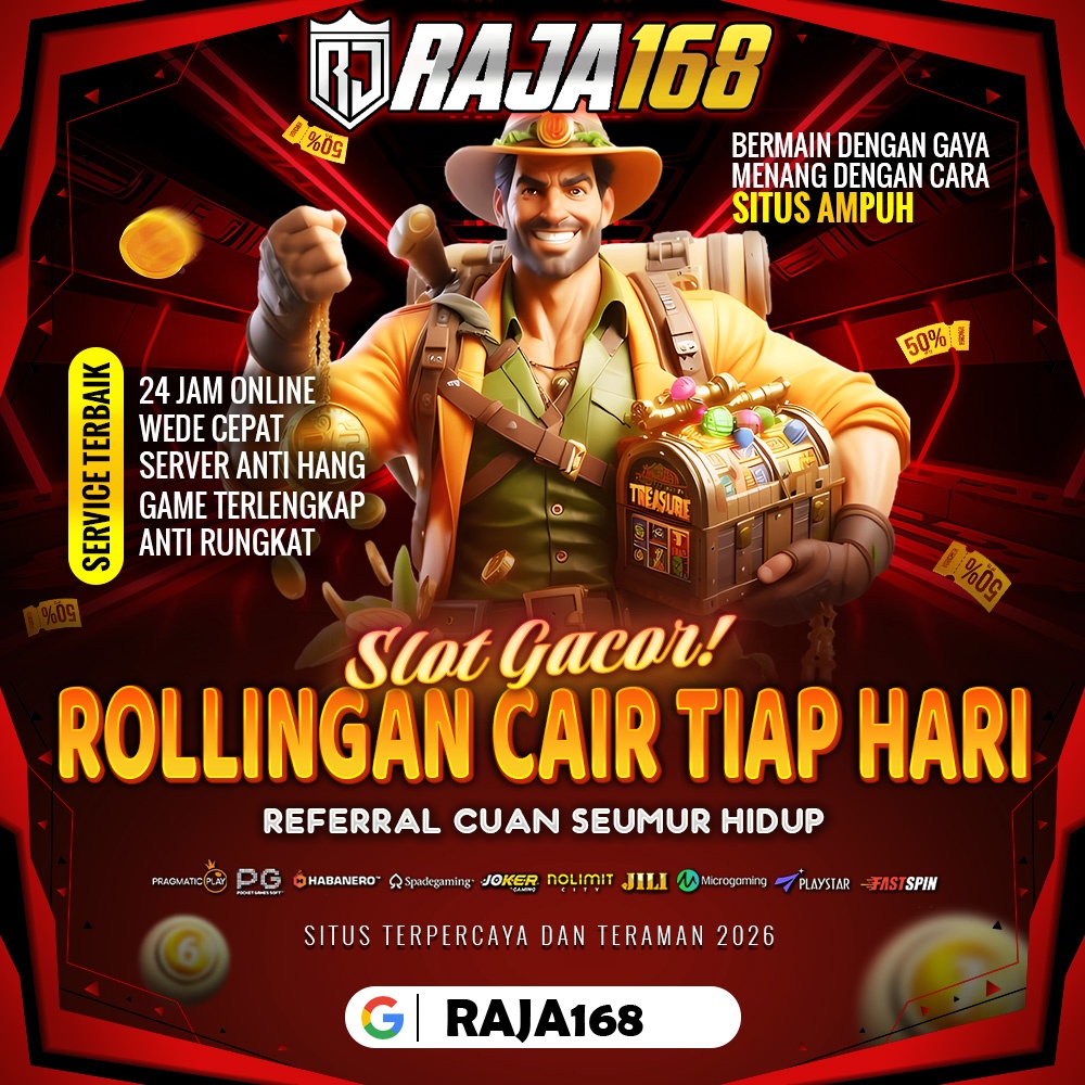 RAJA168 > TEMPAT BERMAIN SLOT GACOR 4D THAILAND ANTI RUNGKAD & TOTO SLOT TOGEL 2026